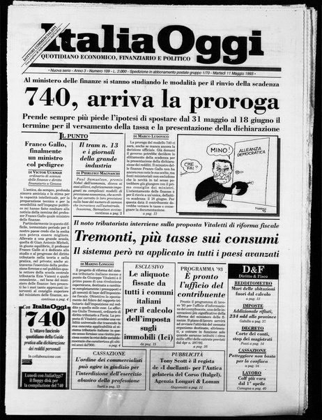 Italia oggi : quotidiano di economia finanza e politica